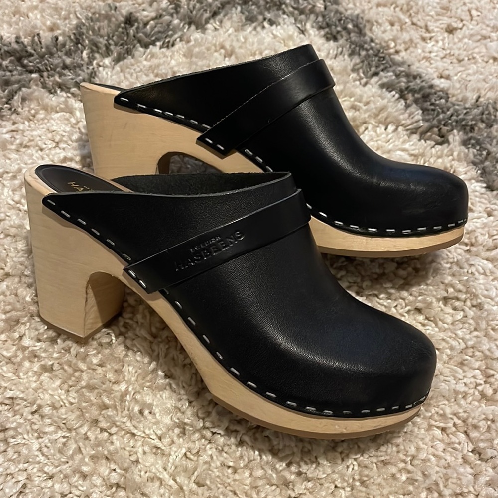 Hasbeens clogs - black